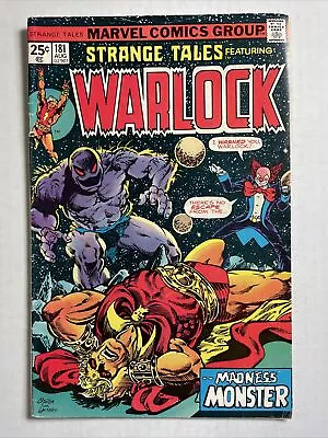 Buy Strange Tales 181 VG 1975 Marvel Comics Warlock • 24.10£