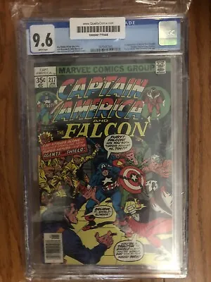 Buy Captain America #217 Cgc 9.6  1978 First Quasar(Wendell Vaughn) Marvel Comics • 638.82£