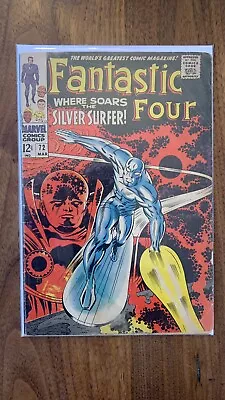 Buy Fantastic Four #72 (1968) - Silver Surfer And Watcher Jack Kirby Cover • 79.03£