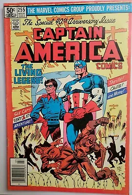 Buy Captain America #255 (Marvel 1981) 40th Anniversary | Frank Miller Letter  • 7.12£