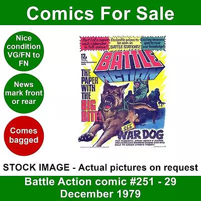 Buy Battle Action Comic #251 - 29 December 1979 - Nice VG/FN • 3.49£