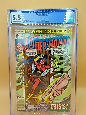 Buy Marvel Comics Group Spider Women #7 10/78 CGC Graded 5.5 • 120£