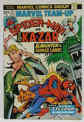 Buy MARVEL TEAM-UP #19 Spider-Man And Ka-Zar - FN 1974 Marvel Vintage Comic • 12.61£