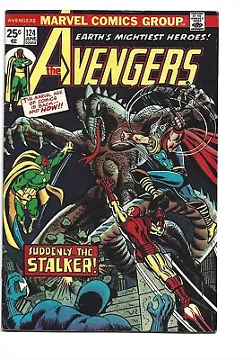 Buy Avengers #124, FN 6.0, 1st Star Stalker; Mantis, Thor; Marvel Value Stamp • 7.15£