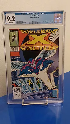 Buy X-FACTOR #24 (Marvel Comics, 1988) CGC Graded 9.2  ~WHITE Pages • 31.54£