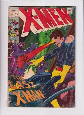 Buy Uncanny X-Men (1963) #  59 UK Price (2.0-GD) (266178) 1st Karl Lykos, Neal Ad... • 27£
