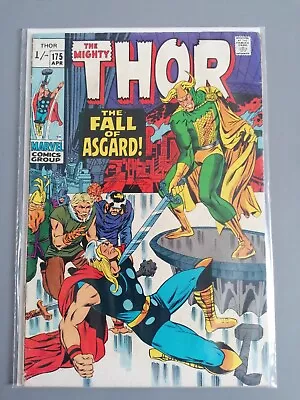 Buy Thor 1st Series THE FALL OF ASGARD #175....Pub Apr 1970 By MARVEL JACK KIRBY  • 20£