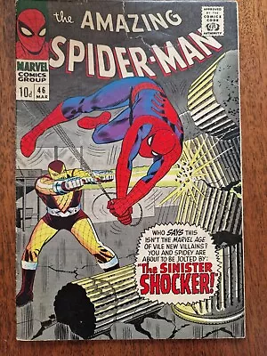 Buy Amazing Spider-Man #46 Origin & 1st App Of The Shocker Marvel Comics Romita • 70£