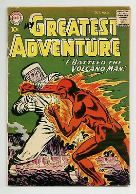 Buy My Greatest Adventure #36 3.0 Bob Brown Art Volcano Man Ow Pages 1959 • 21.69£