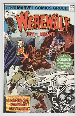 Buy Werewolf By Night #37 March 1976 VG/FN Moon Knight And Hangman • 15.77£
