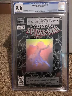 Buy Amazing Spiderman 365 Cgc 9.6 Marvel 1992 1st Appearance Spiderman 2099 NM MINT  • 55.33£