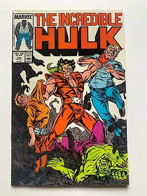 Buy Incredible Hulk 330 1st McFarlane Hulk Series Marvel 1987 FN/VF • 22.35£
