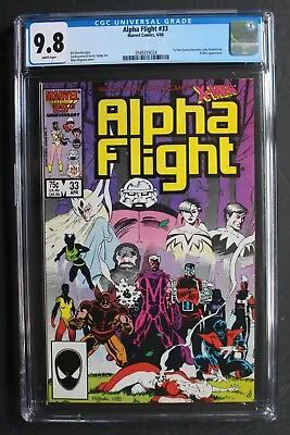 Buy Alpha Flight #33 1st Yuriko As LADY DEATHSTRIKE 1986 X-MEN Wolverine CGC NMM 9.8 • 78.24£