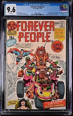 Buy Forever People #1 DC Comics 1971 - 1st App Of Darkseid💥CGC 9.6💥WHITE Pages • 795.86£