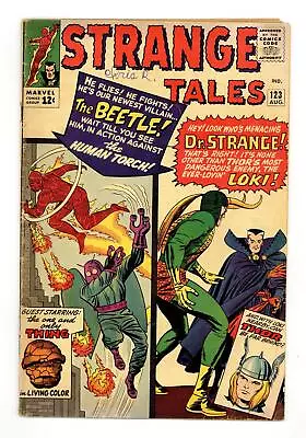 Buy Strange Tales #123 GD 2.0 1964 • 34£