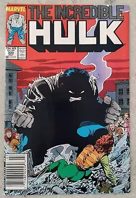 Buy Hulk #333 Newsstand High Grade - Todd McFarlane Interior Art - Marvel 1987 • 19.59£