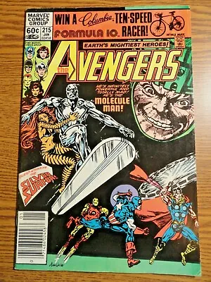 Buy Avengers #215 Newsstand Silver Surfer Cover Iron Man Thor Tigra 1st Print Marvel • 8.22£