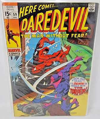 Buy Daredevil #59 Crime-wave 1st Appearance *1969* 7.0 • 15.76£