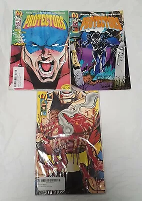Buy MALIBU Comics PROTECTORS 3 Editions (#4, #4A & #5) 1992 Collectors Comic Book • 9.99£