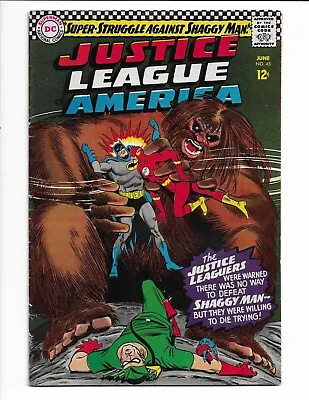 Buy Justice League Of America 45 - Vg+ 4.5 - Green Arrow - Hawkman - Superman (1966) • 12.07£