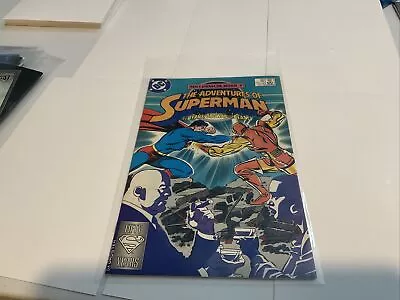 Buy DC Comics  Adventures Of Superman (1987 Series) #437 In Very Good Condition • 2.41£
