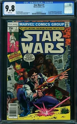 Buy Star Wars #7 (Marvel, 1978) CGC 9.8 White Pages - 1st Expanded Universe In Title • 155.91£
