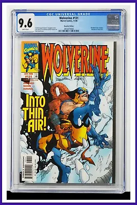 Buy Wolverine #131 CGC Graded 9.6 Marvel November 1998 Recalled Edition Comic Book. • 71.96£
