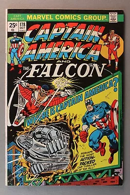 Buy Captain America And The Falcon #178 *1974*  If The Falcon Should Fall!   • 23.22£