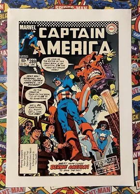 Buy Captain America #289 - Jan 1984 - X-men Appearance! - Vfn+ (8.5) Cents Copy! • 7.99£