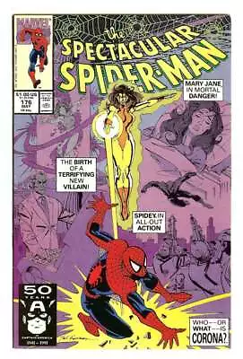 Buy Spectacular Spider-man #176 7.5 // 1st Appearance Of Corona Marvel Comics 1991 • 23.90£