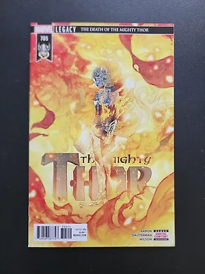 Buy Marvel Comics The Mighty Thor #705 May 2018 Death Of Jane Foster • 3.20£