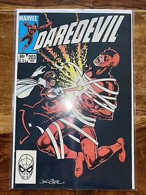 Buy Daredevil 203. 1984. 1st Appearance Of Trump. John Byrne Cover Art. F/VF • 1.99£