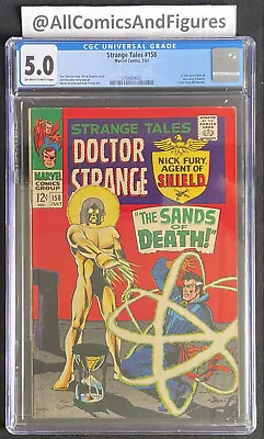 Buy Strange Tales #158 CGC 5.0 OW-WHITE Pages! First Full Living Tribunal! MOVIE! • 71.15£