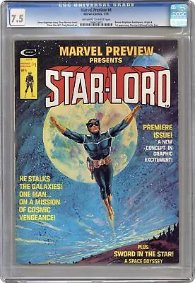 Buy Marvel Preview #4 CGC 7.5 1976 1568515001 1st App. And Origin Star-Lord • 220.68£