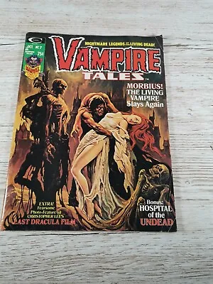 Buy Marvel Comics Vampire Tales #7 1974 Morbius The Living Vampire Slays Again • 14.95£