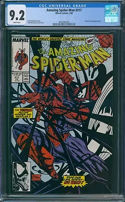 Buy Amazing Spider-Man #317 CGC 9.2 White Pages • 47.66£