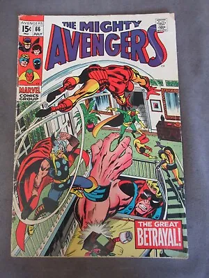 Buy Mighty Avengers #66 July 1969 The Great Betrayal 1st Ultron & Adamantium Ch34 • 19.98£