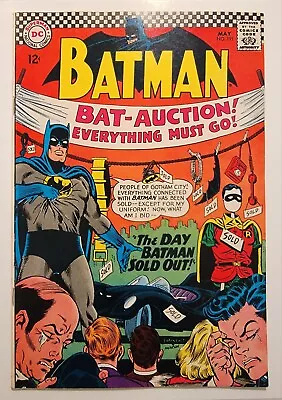Buy BATMAN 186 FN/VF Joker - Penguin Cameos, Vintage Silver Age 1967 Murphy Anderson • 63.16£