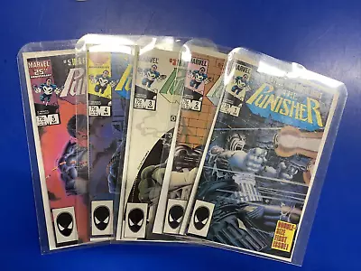 Buy The Punisher #1-5 - Limited Series 1985/86  Comic Books Nice Condition. • 79.44£