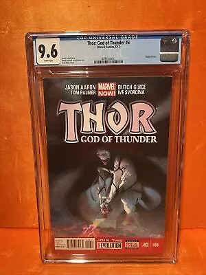 Buy Thor God Of Thunder #6 CGC 9.6 (2013, Marvel) Origin Of Gorr Cameo Of Knull • 63.06£