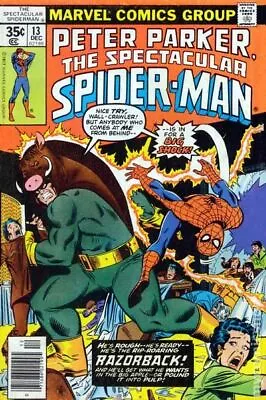 Buy Spectacular Spider-Man Peter Parker #13 FN 1977 Stock Image • 4.46£