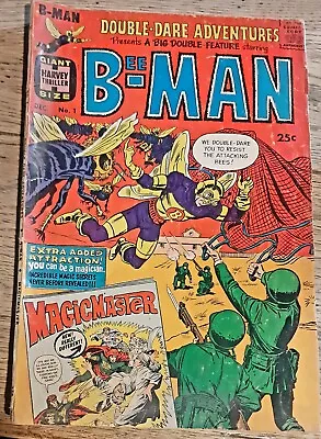 Buy DOUBLE DARE ADVENTURES V1 # 1 DEC. 1966, Bee-MAN Harvey Thriller  Check It Out • 16.01£
