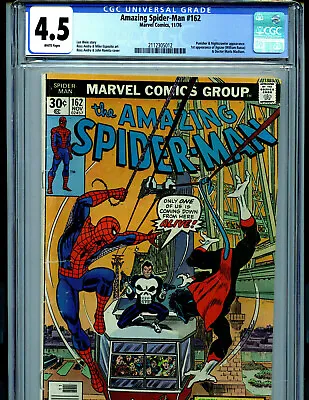 Buy  Amazing Spider-man #162 CGC 4.5 1976  Marvel Comic Amricons K4 • 118.30£
