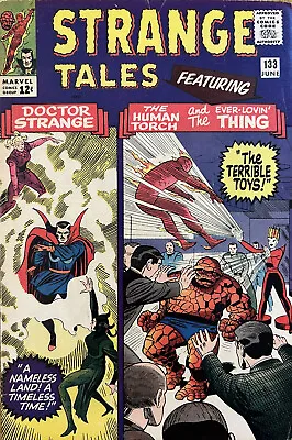 Buy STRANGE TALES #133 1965 DR STRANGE, Thing, Torch (KIRBY) Decent Grade Cents Copy • 34.99£