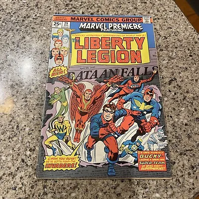 Buy Marvel Premiere #29 (1976) 1st ORIGIN ISSUE Of Liberty Legion COLLECTOR ISSUE!!! • 8.68£