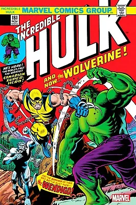Buy Incredible Hulk #181 Facsimile Foil Variant  Marvel (2023) - 1st App Wolverine • 8.75£