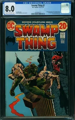 Buy Swamp Thing 2 Cgc Cow Pages 1st Dr Anton Arcane 1972 C6 • 95.31£