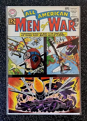 Buy DC All American Men Of War #90 MEGA RARE 1962 Roy Lichtenstein Art Panels BEAUTY • 100£