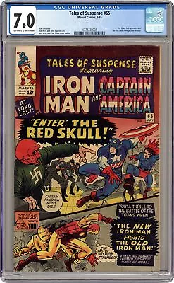 Buy Tales Of Suspense #65 CGC 7.0 1965 4373238008 1st Silver Age App. Red Skull • 314.29£