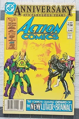 Buy Action Comics #544 (DC, 1983) 1st App Lex Luther's War Suit & Metalic Brainiac • 8.03£